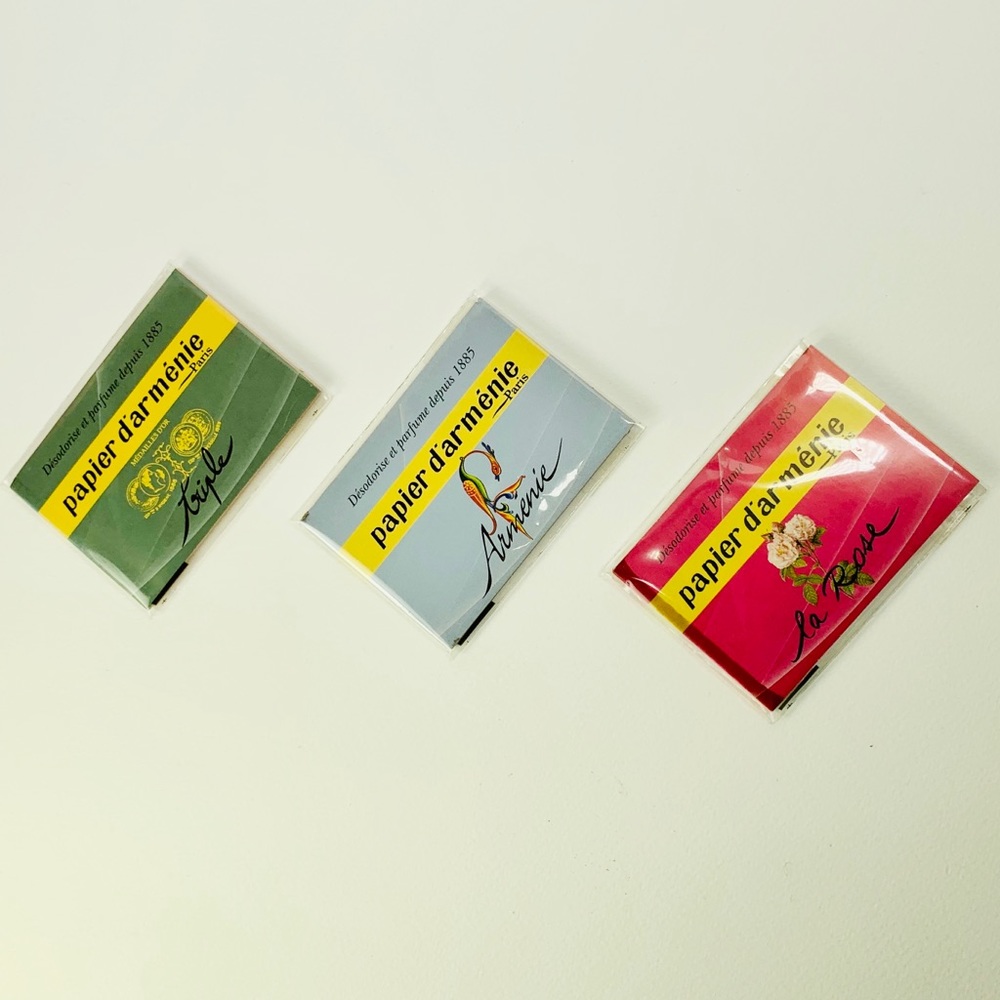 3 pack set Papier D’ Armenie Burning Papers